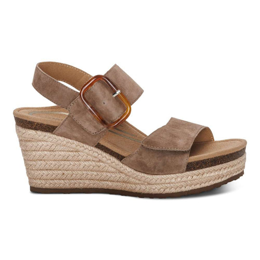 Ashley Wedges - Taupe