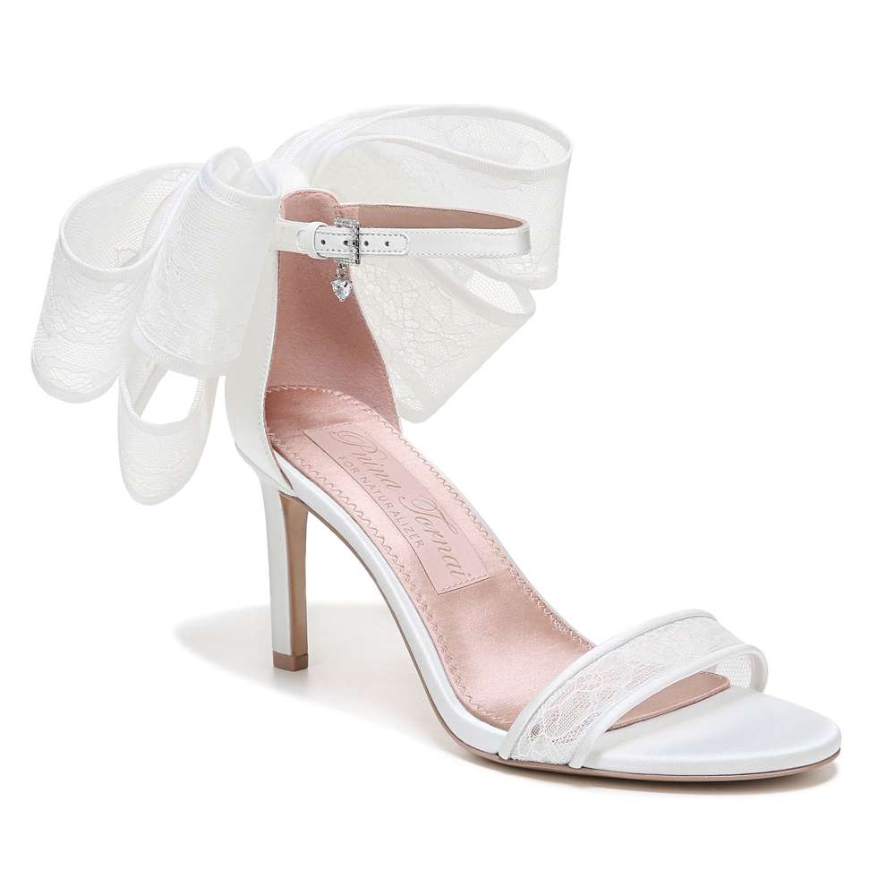 Amour Dress Sandal - Silk White Satin