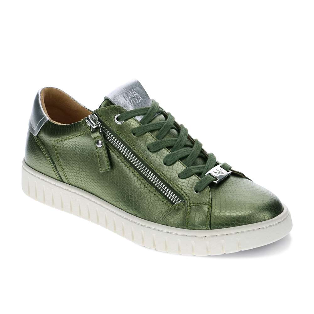 Luna Lace-Up Sneaker - Green