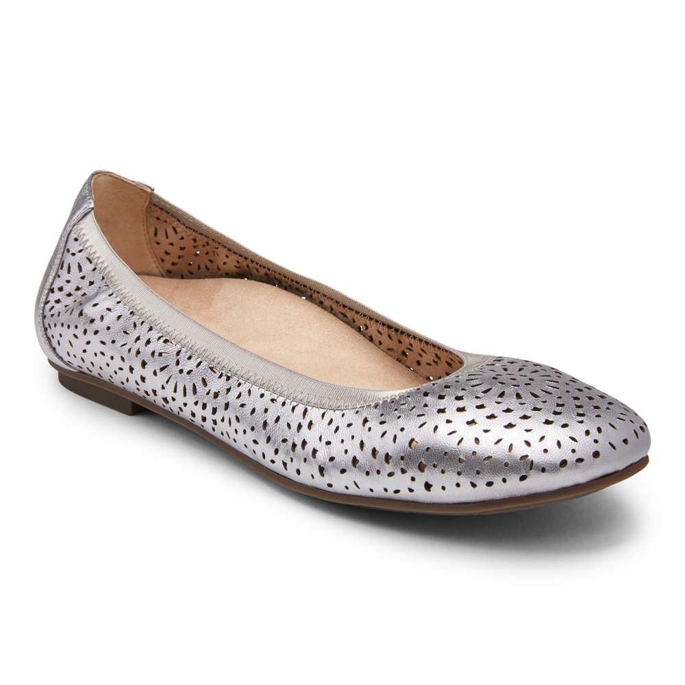Robyn Perf Flat - Pewter
