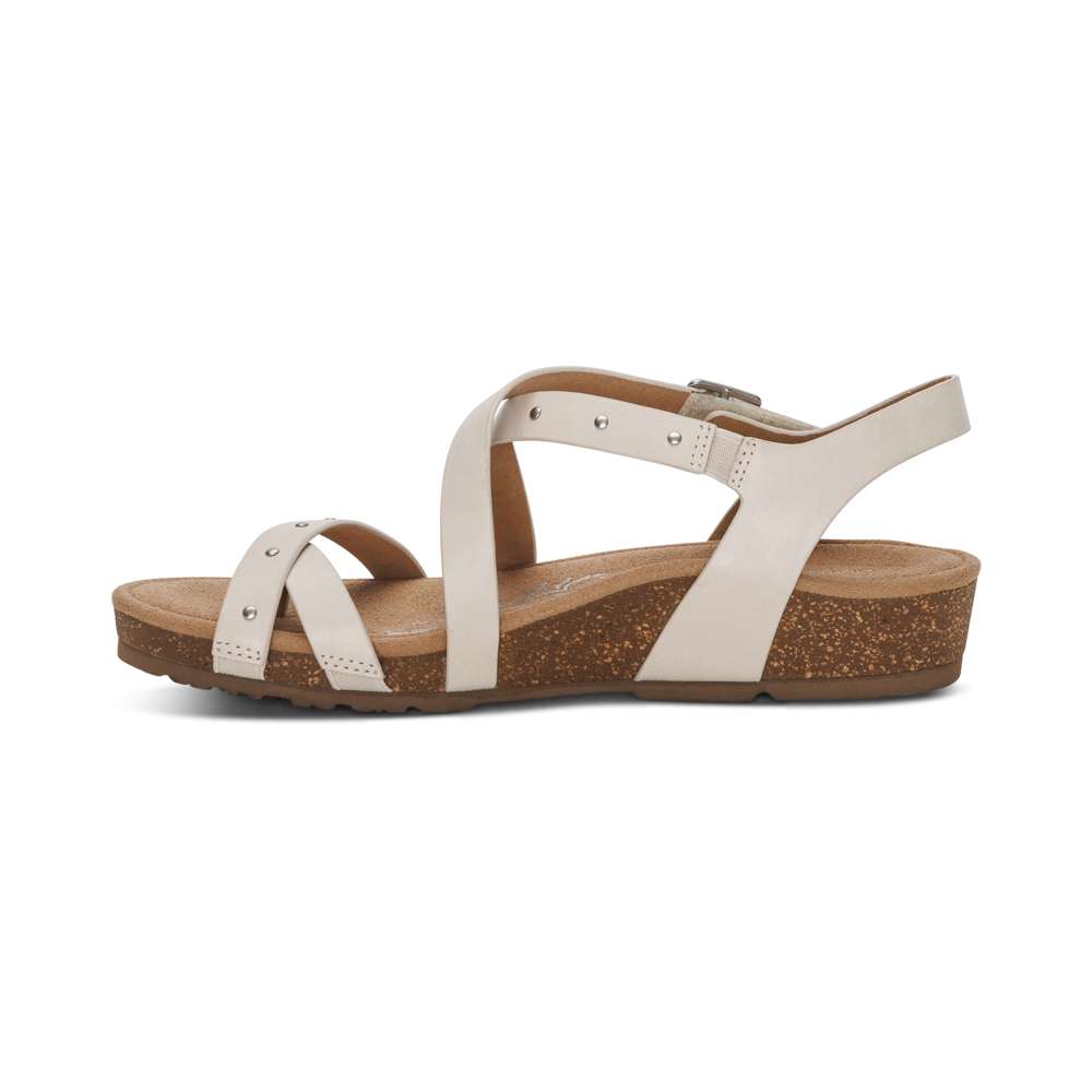 Lauren Strapped Sandal - Ivory