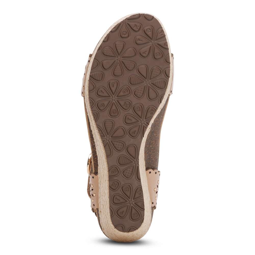 Sydney Espadrille Wedge - Sand Cutout