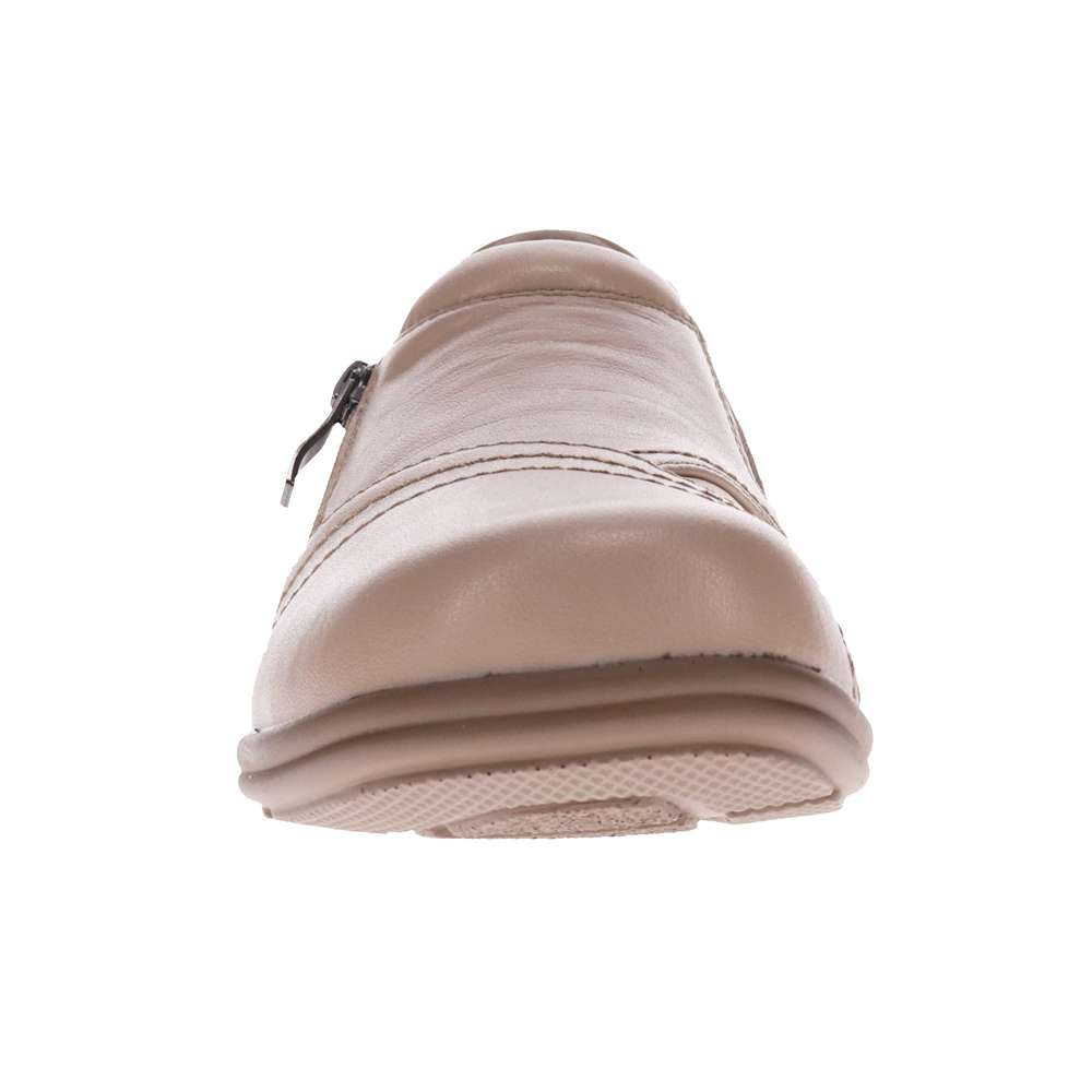 Leanne Zip Loafer - Latte