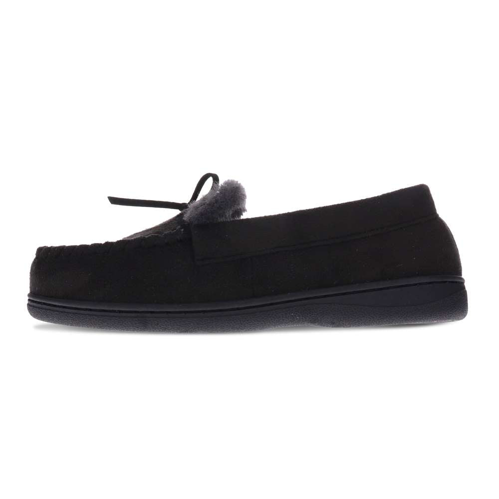 Mohican Moccasin Slipper - Black