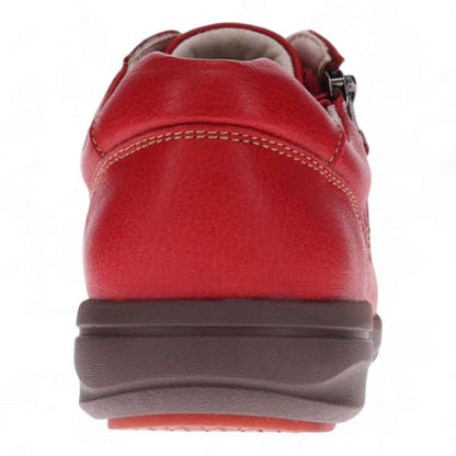 North Leather Sneaker - Ruby Red