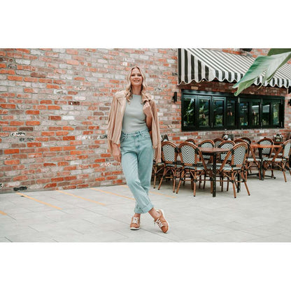 North Leather Sneaker - Tan Leather