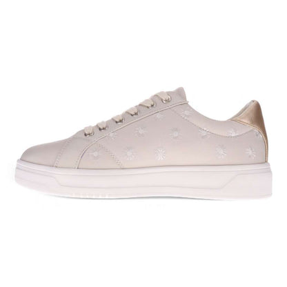 Paisley Floral Sneaker - Beige/Patch