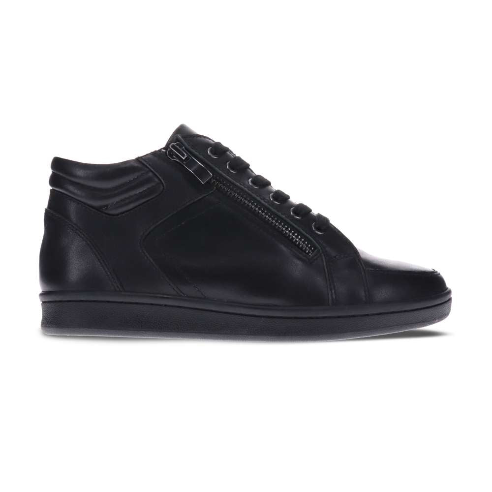 Rover Zip Sneaker - Black/Black