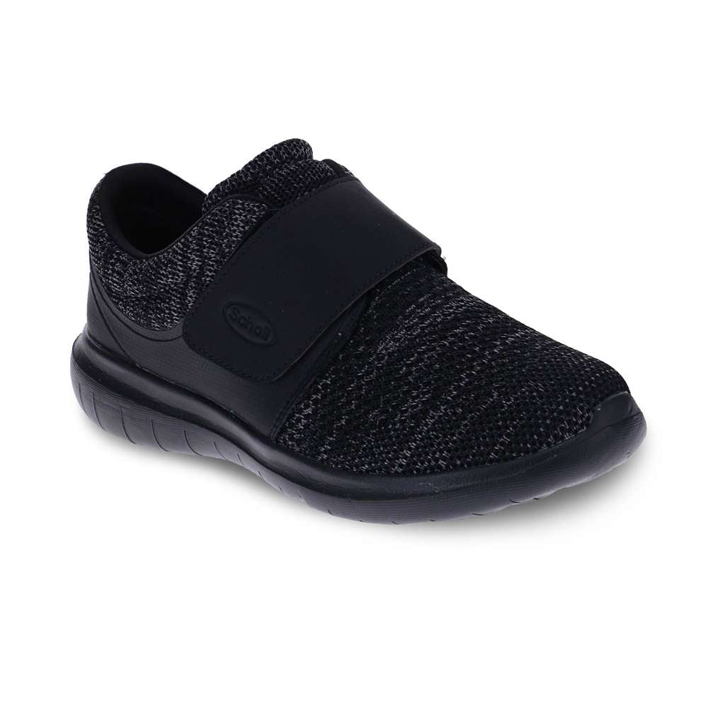 Valerie Velcro Sneaker - Black