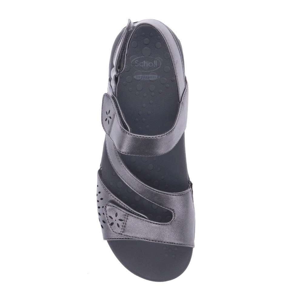 Amber Backstrap Sandal - Pewter
