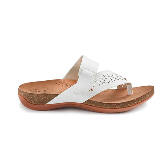 Antigo Toe Post Sandal - White
