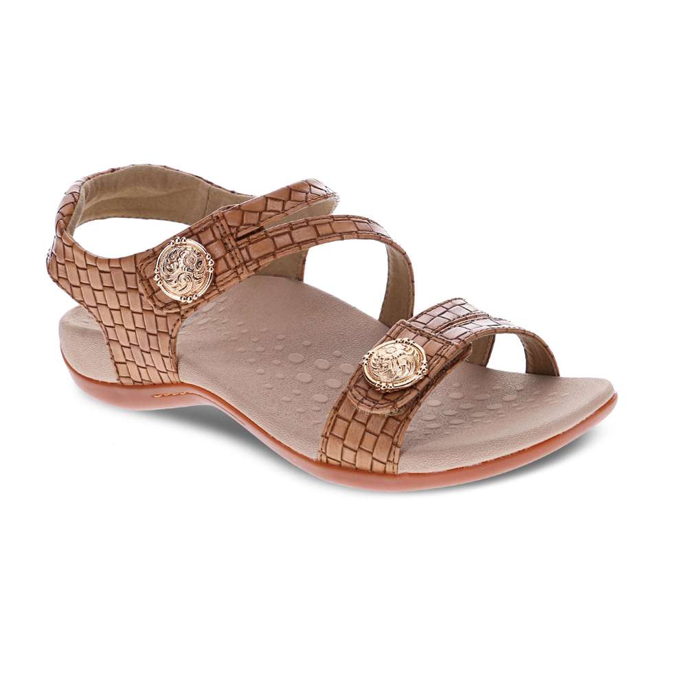 Arianna Brick Sandal - Brown Brick