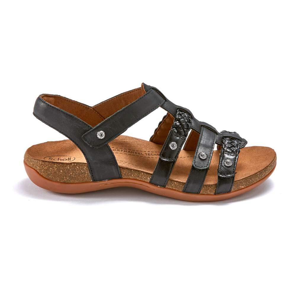 Asaka Backstrap Sandal - Black