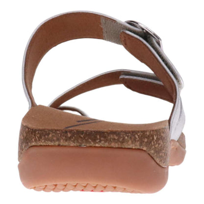 Ava Slide Sandal - Silver