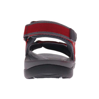 Bribie Sandal - Red/Grey