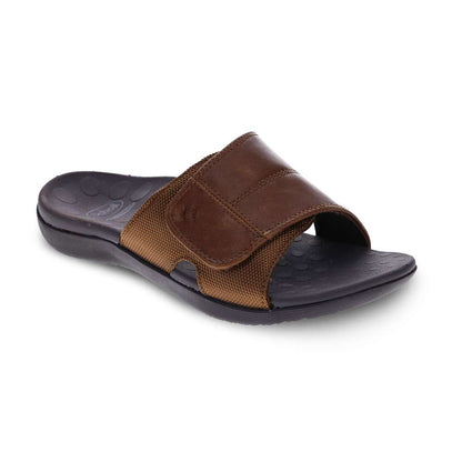 Cable Slide Sandal - Brown