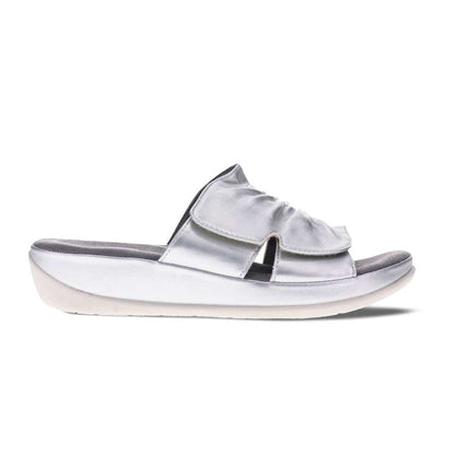 Cora Slide Sandal - Pewter