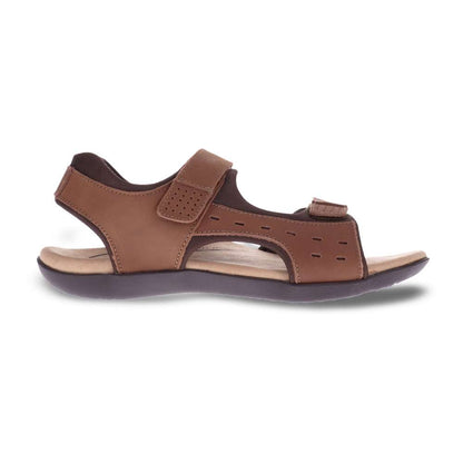 Crescent Adjustable Sandal - Brown