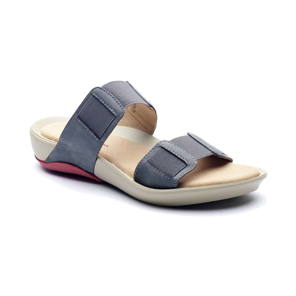 Kamara (LS4879) Slide Sandal - Grey