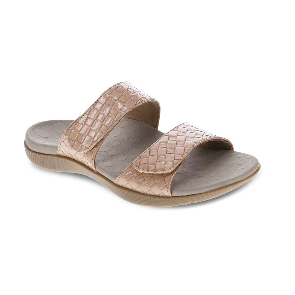 Skye Thatch Slide - Beige