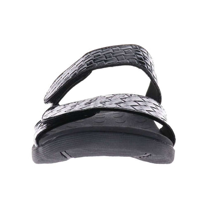 Skye Thatch Slide - Black