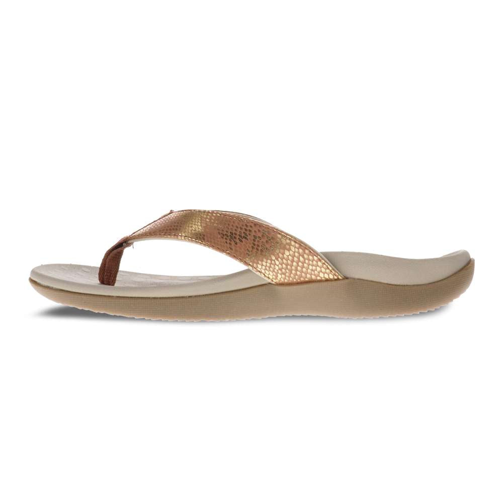 Sonoma Snake Toe Post Sandal - Bronze Snake