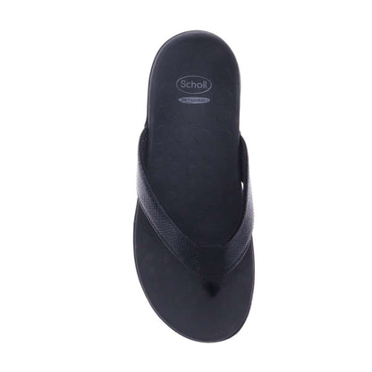 Sonoma Shimmer Toe Post Sandal - Black
