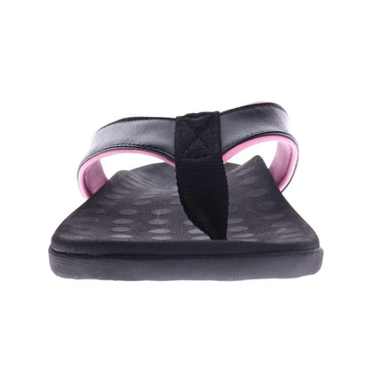 Sonoma Toe Post Sandal - Black/Pink