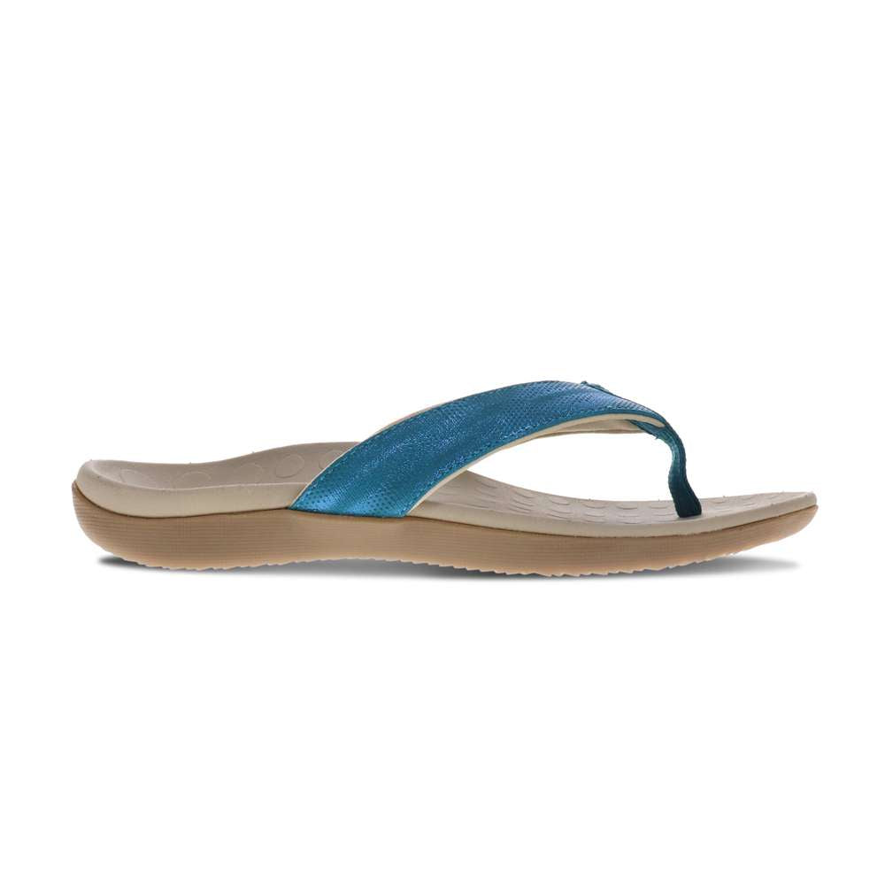 Sonoma Linen Toe Post Sandal - Blue