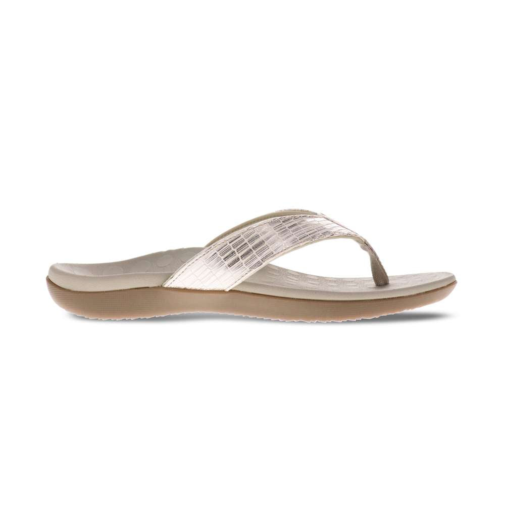 Sonoma Straw Toe Post Sandal - Gold