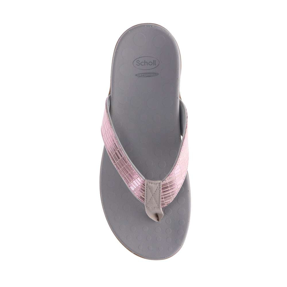 Sonoma Straw Toe Post Sandal - Pink