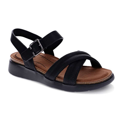 Tatum Adjustable Sandal - Black