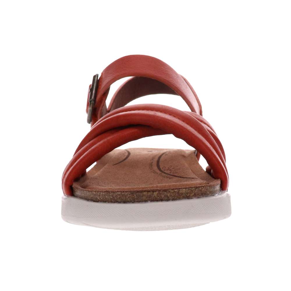 Tatum Adjustable Sandal - Tangerine