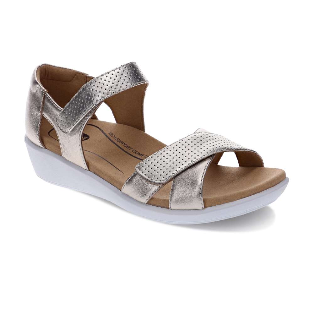 Taytay Wedge Sandal - Champagne
