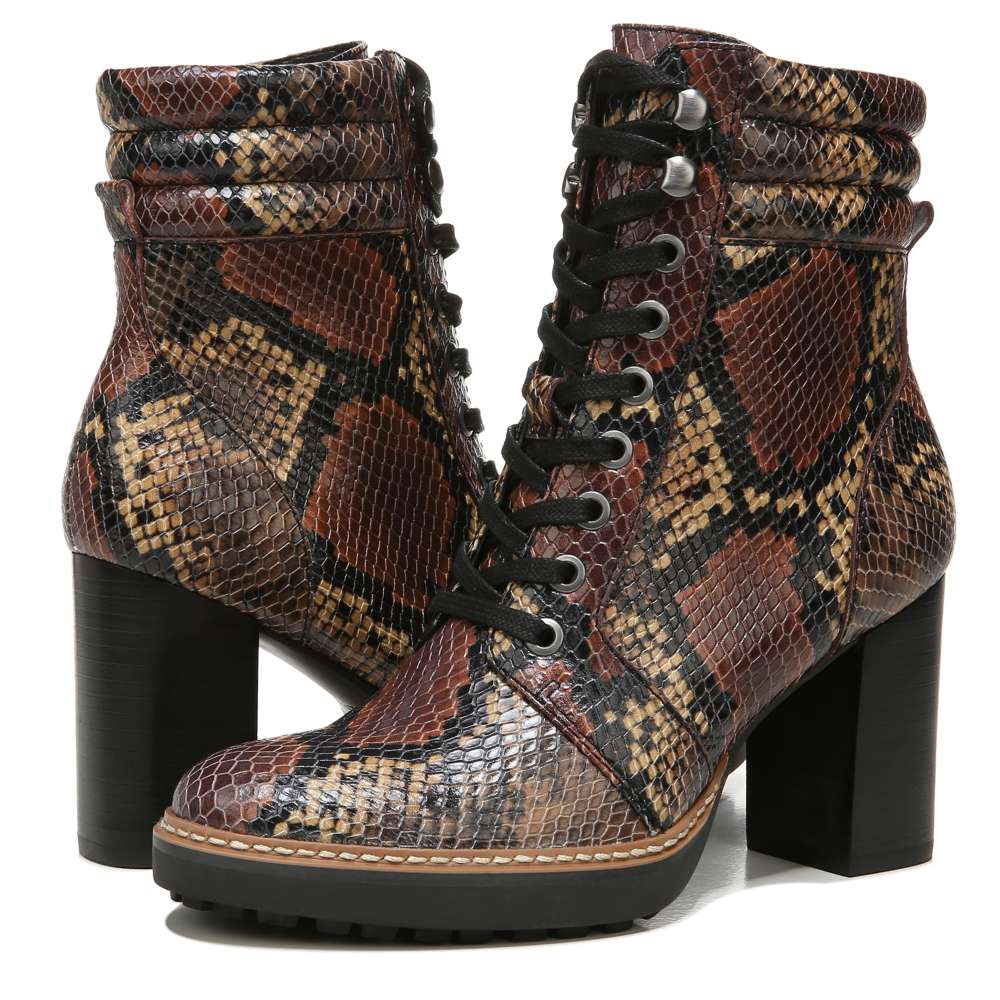 Callie Bootie - Tan Snake