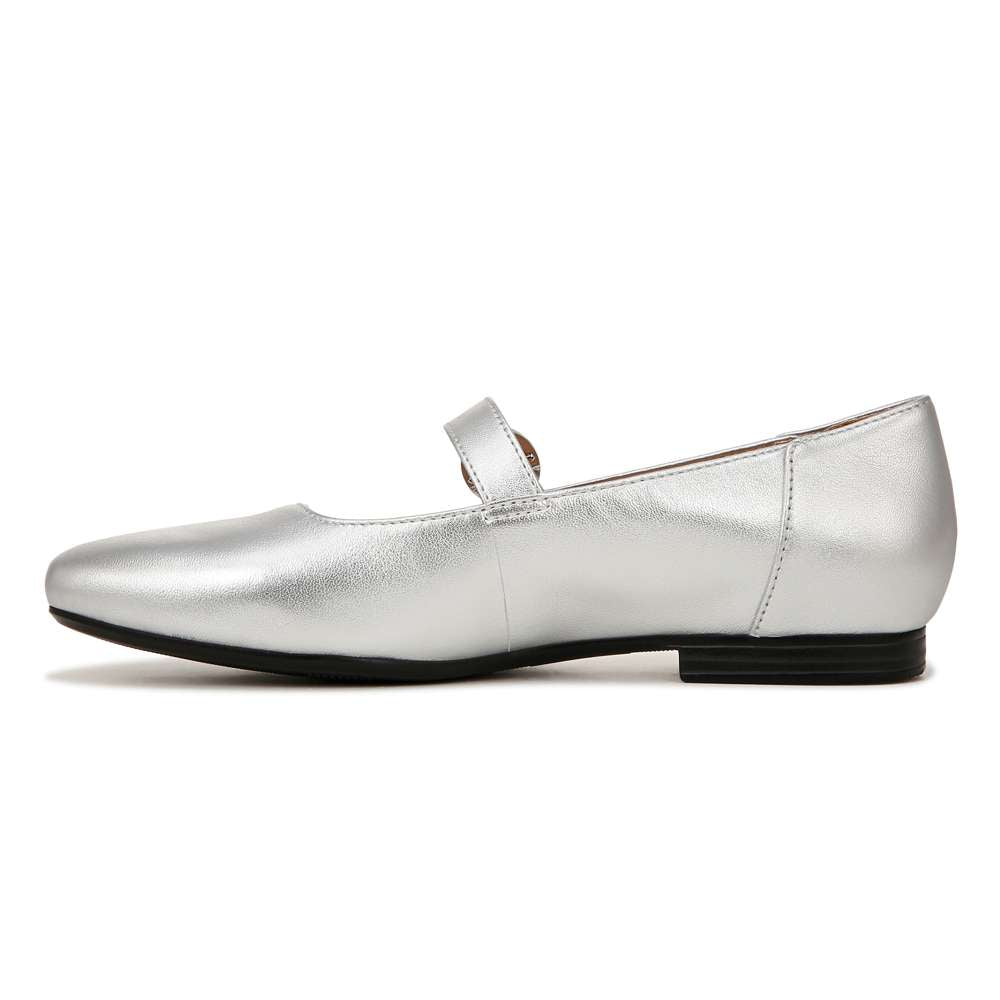 Kelly Mary Jane Flat - Silver