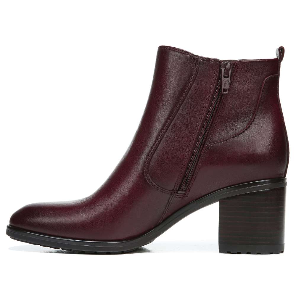 Laura Ankle Bootie - Wine