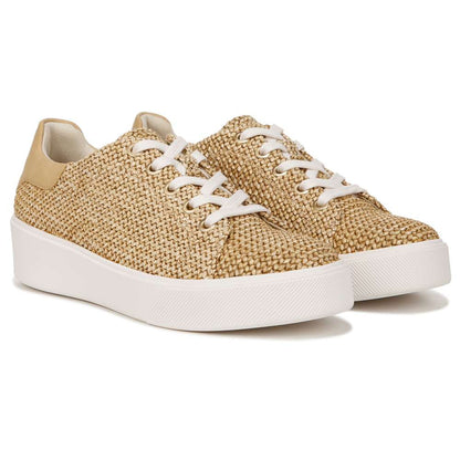 Morrison 2.0 Lace Up Sneaker - Tan Raffia Fabric