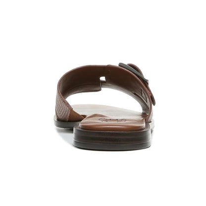 Faryn Slide Sandal - Brazil Nut