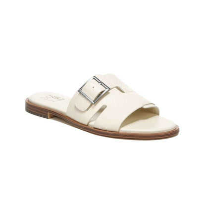 Faryn Slide Sandal - Pale Ivory