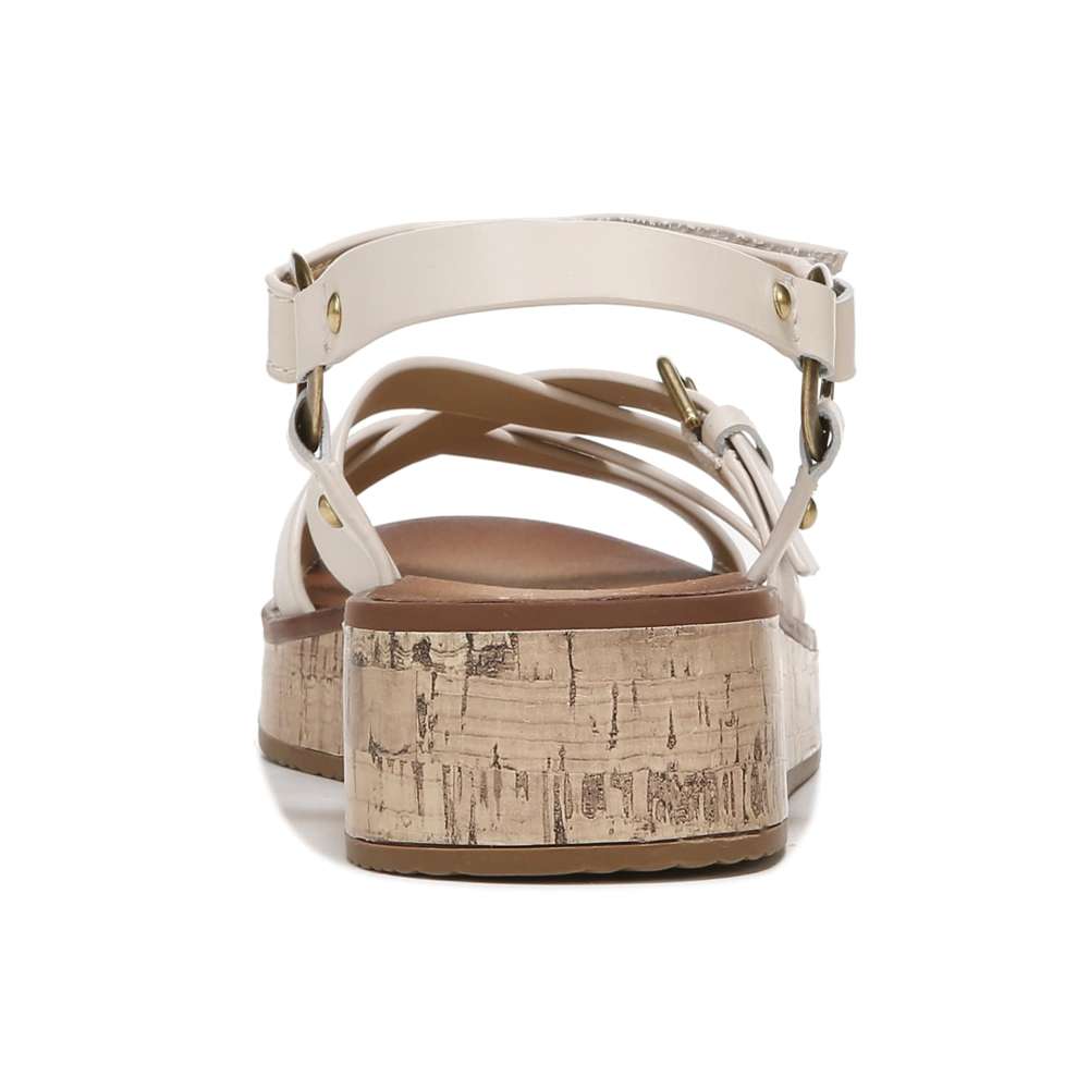 Georgette Sandal - Porcelain