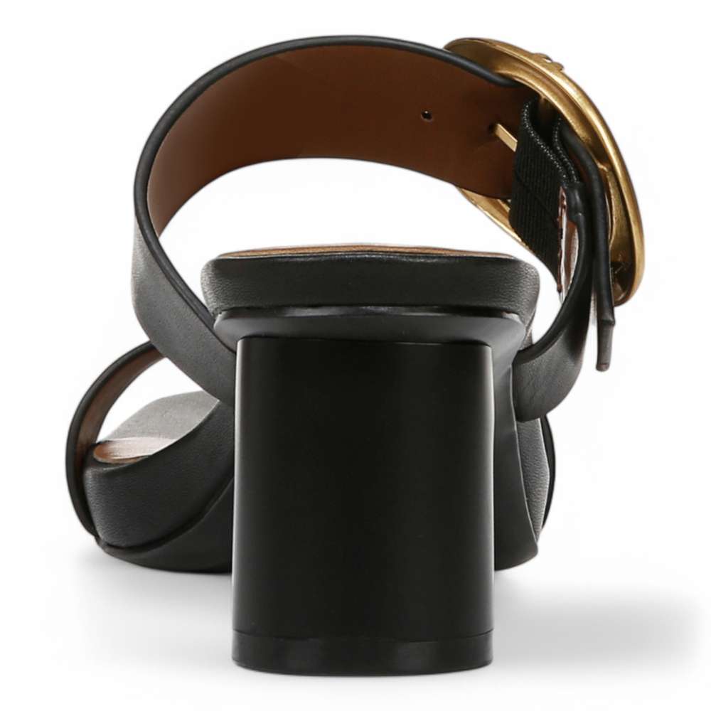 Ida Dress Sandal - Black Leather