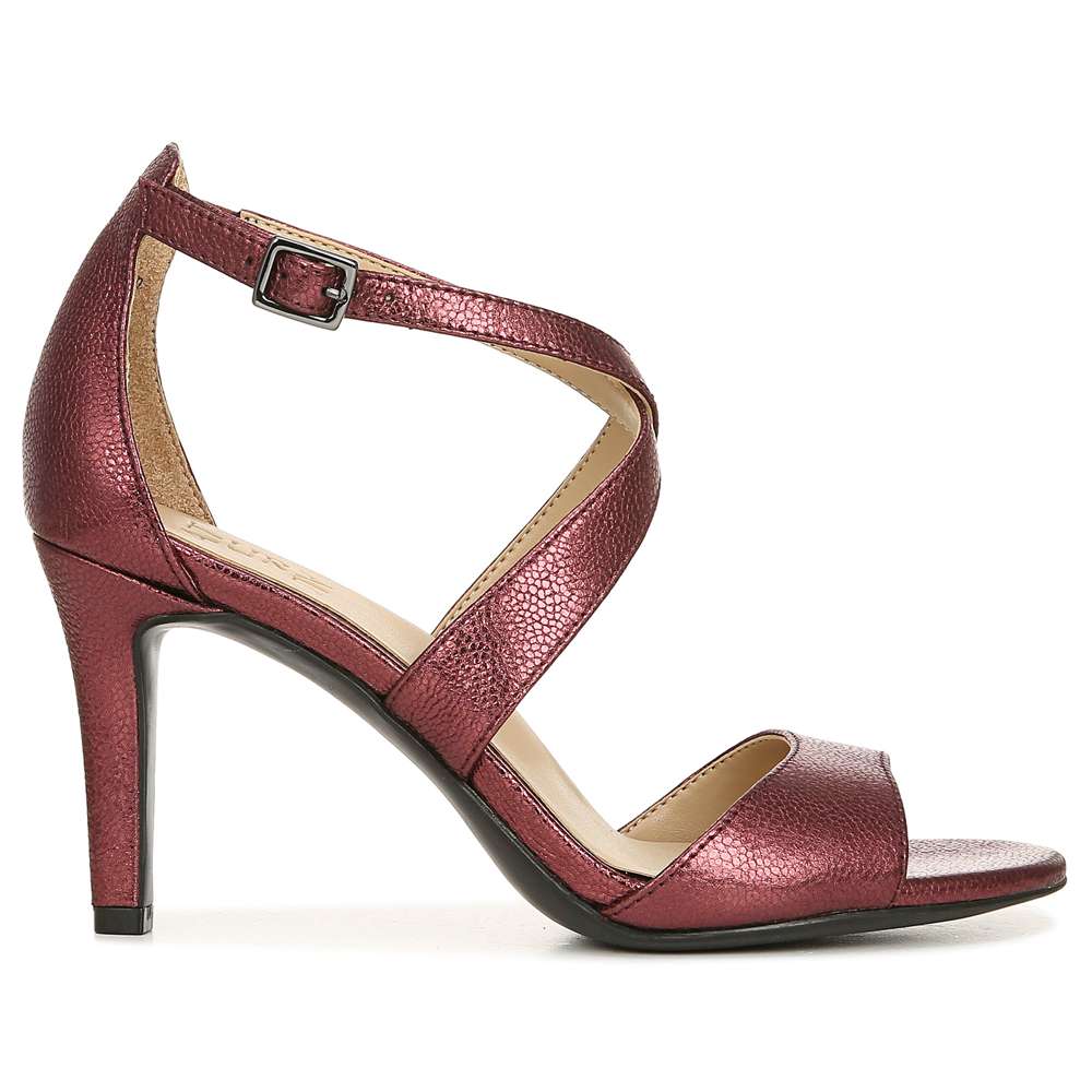 Kyra Heeled Sandal - Cranberry