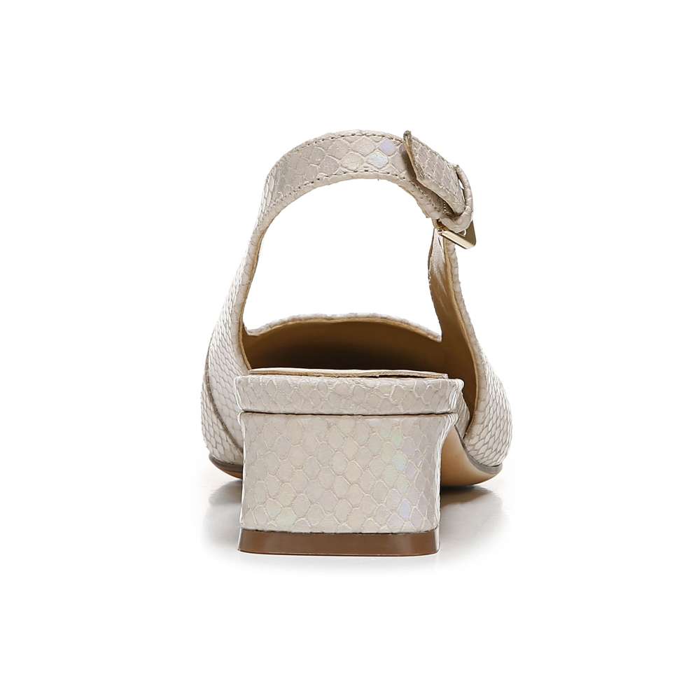 Lesley Dress Flat - Porcelain