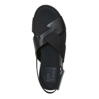 Lilac Backstrap Sandal - Black