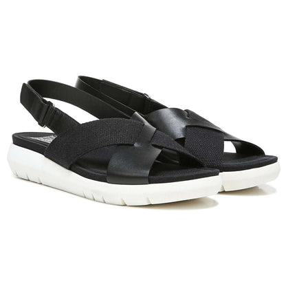 Lilac Backstrap Sandal - Black