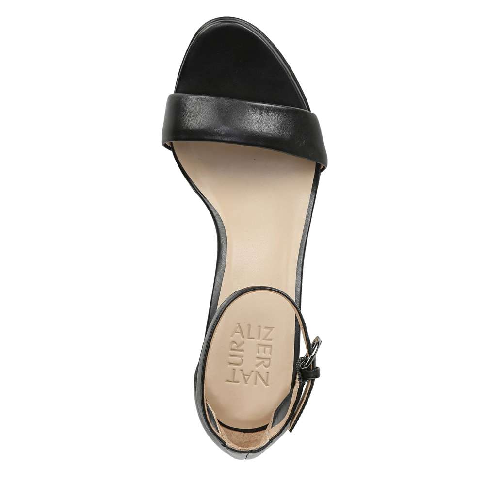 Vera Dress Sandal - Black Leather