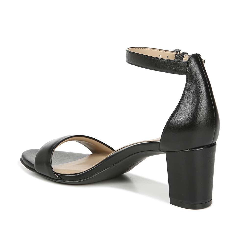 Vera Dress Sandal - Black Leather