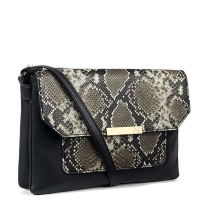 Cinty Shoulder Bag - Black Snake