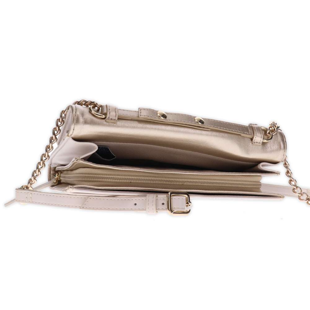 Clea Clutch Bag - Vanilla